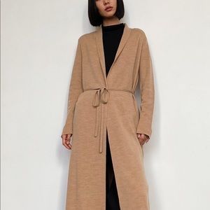 Kirby Duster Cardigan Beige NWOT